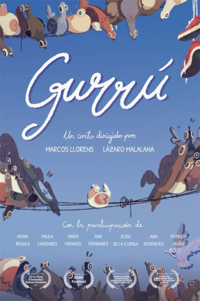 Gurrú - Cartel del cortometraje.